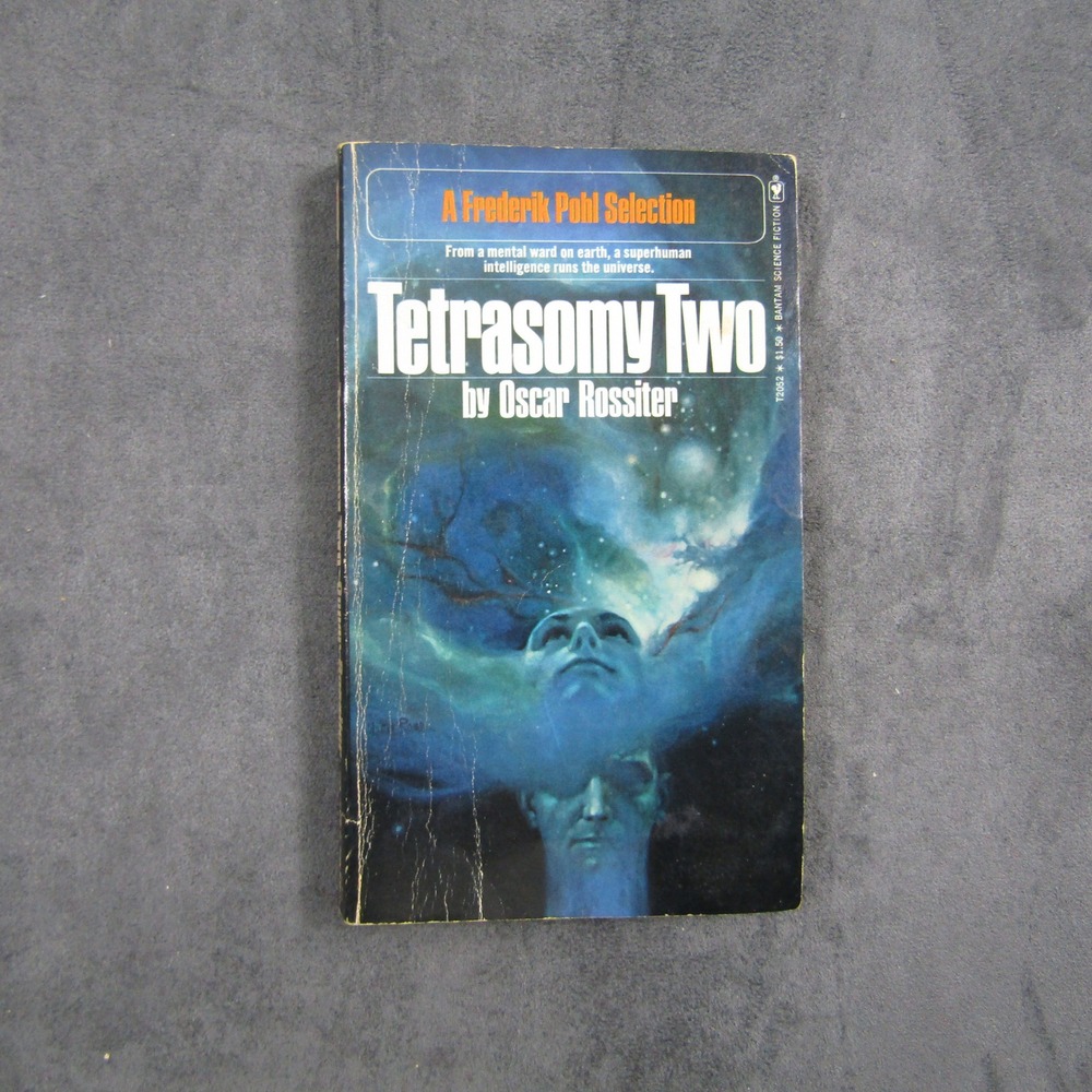 Bantam Paperback Book Tetrasomy Two Oscar Rossiter 1975 Sci-Fi Vintage Novel
